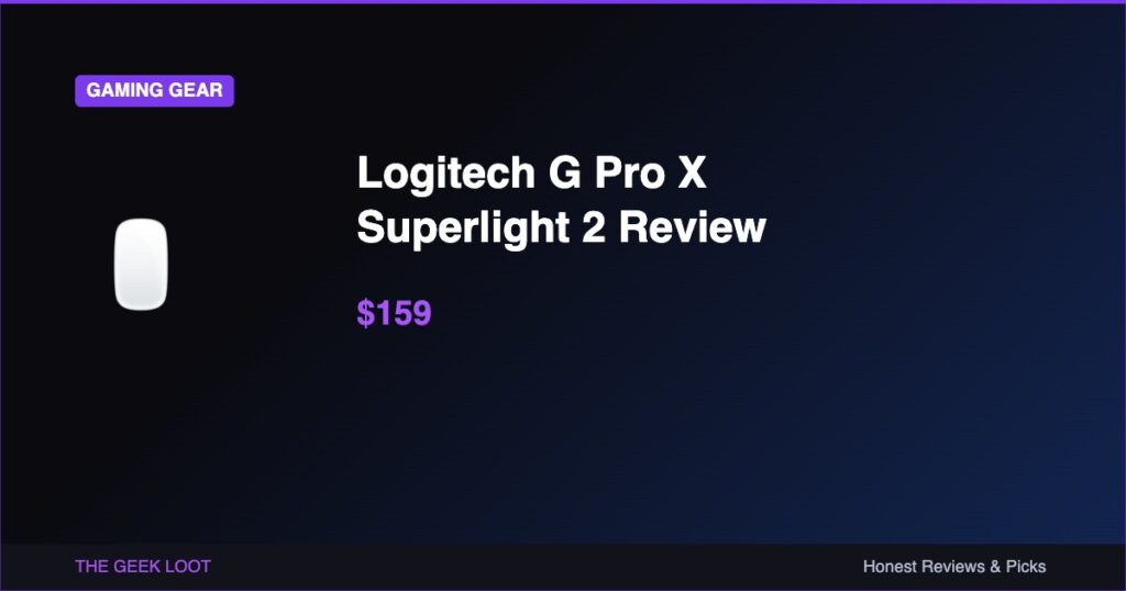 Logitech G Pro X Superlight 2 Review